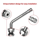 10pcs TR555D 60 Degree Bend Truck Tire Valve Stems